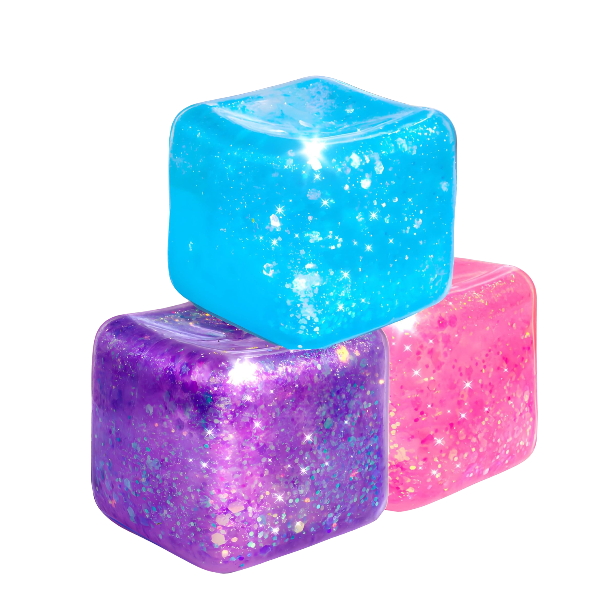 Jumbo Glitter Cube