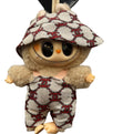 Silver & Red Overalls w Hat