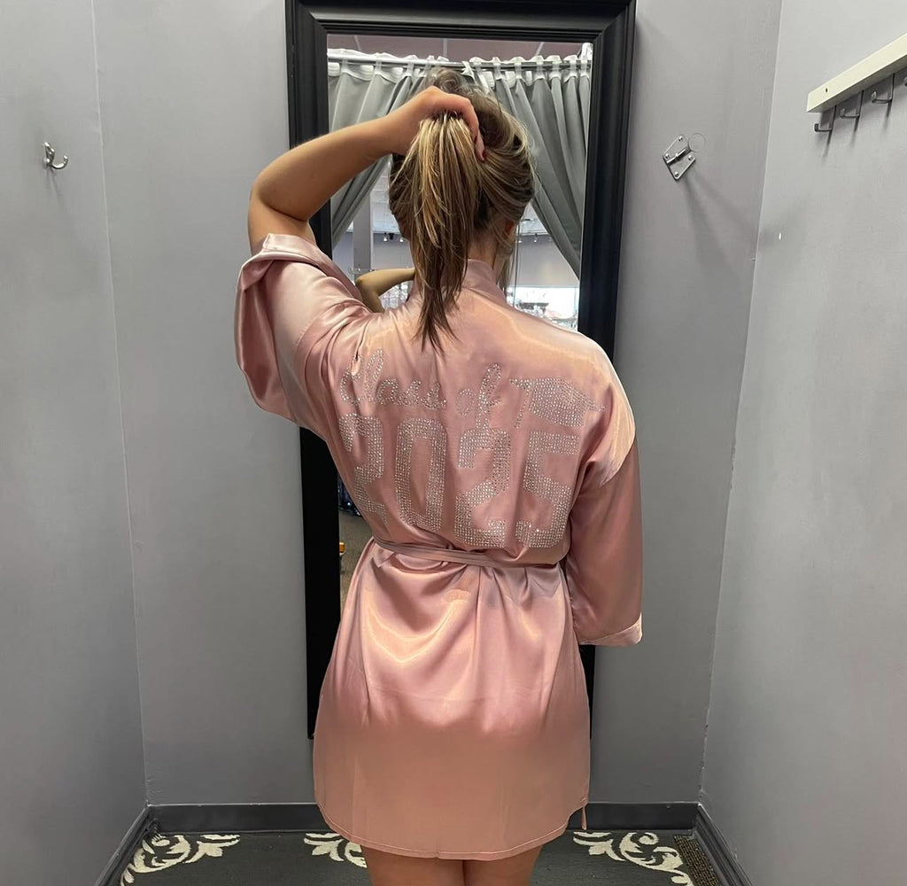 Class of 2025 Rhinestone Robe
