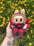 Plaid Bunny Lumberjack Labubu Clothes Only