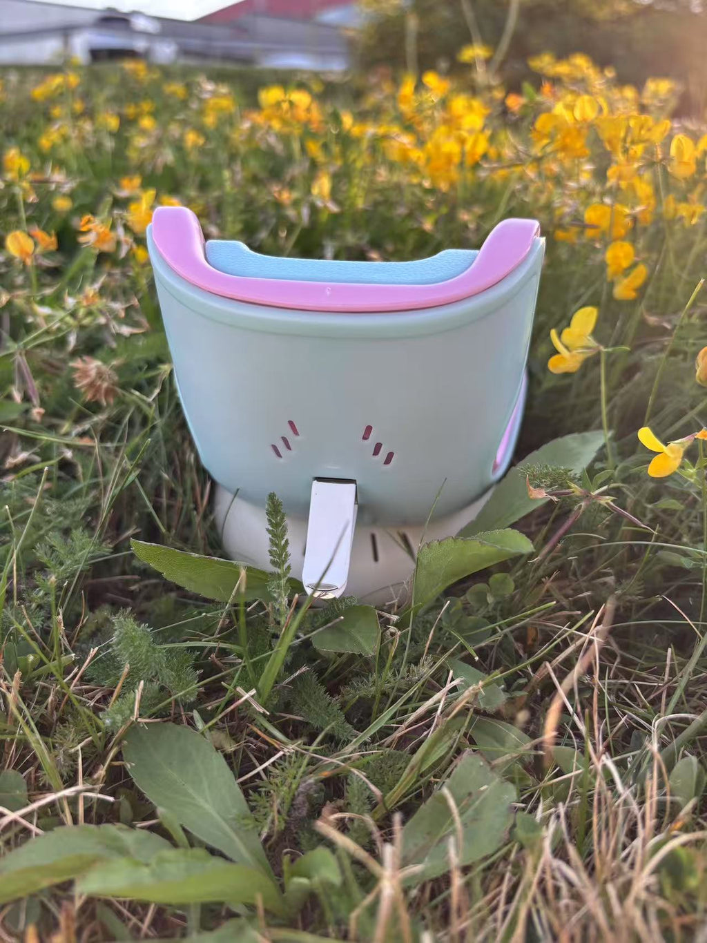 Pastel Meadow Seat Labubu Car Seat Only