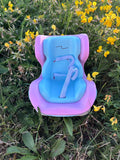 Pastel Meadow Seat Labubu Car Seat Only