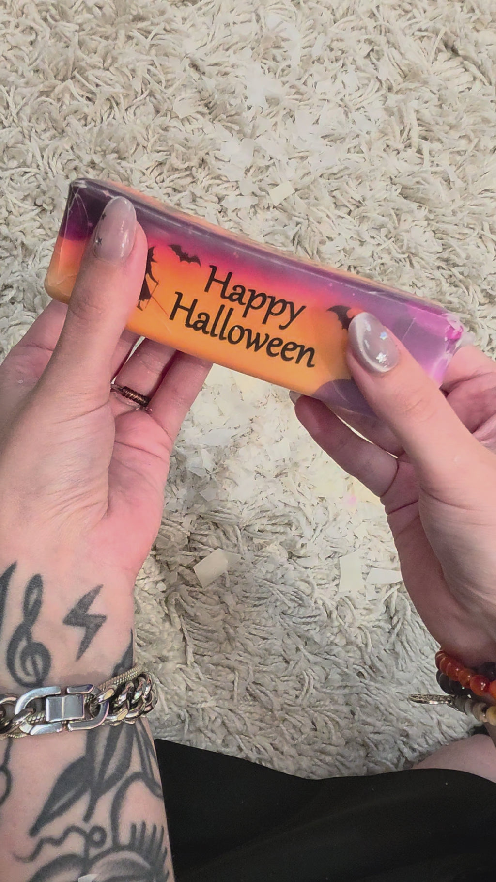 Wax Cracking Halloween Butter