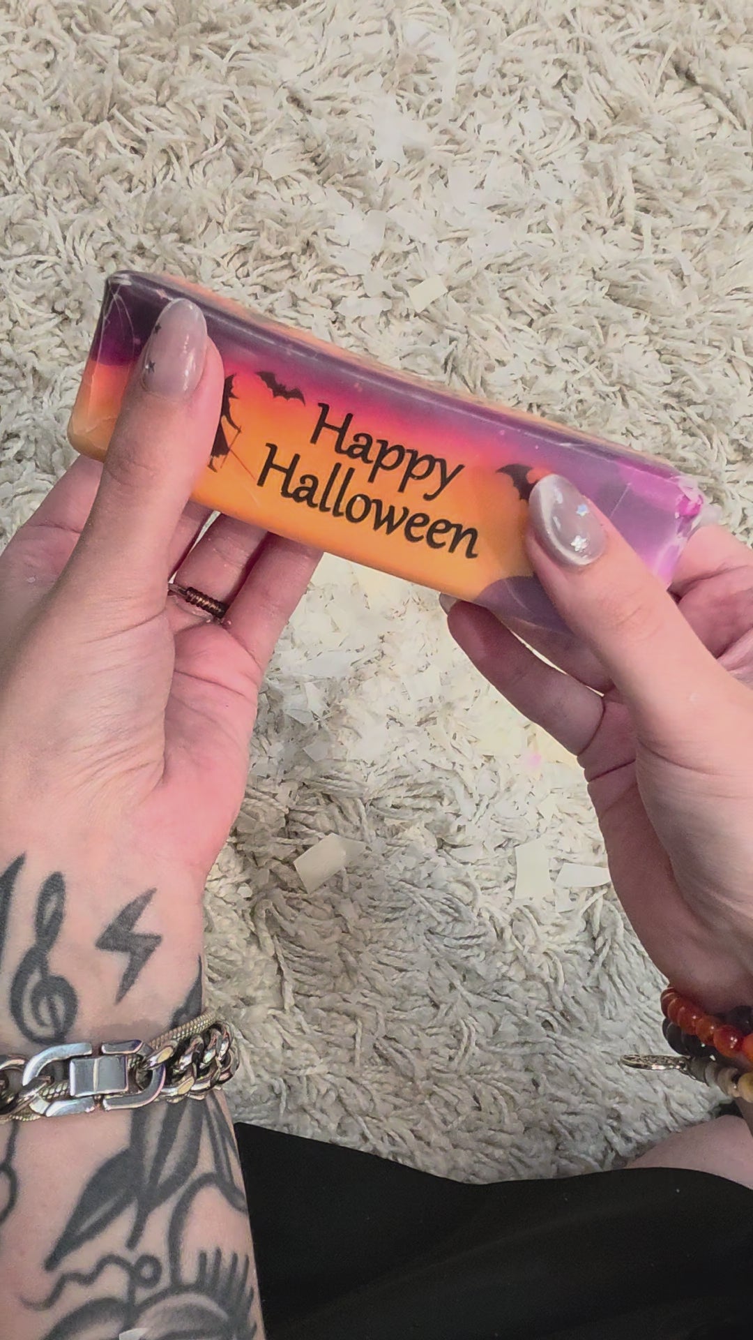 Wax Cracking Halloween Butter
