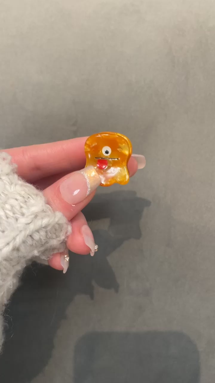 One Eyed Orange Monster